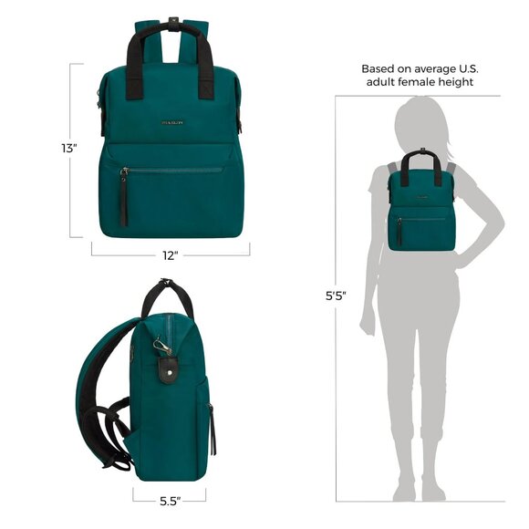 Travelon Evergreen Anti-Theft Addison Large Backpack/NWT main image 7